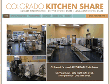 Tablet Screenshot of coloradokitchenshare.com